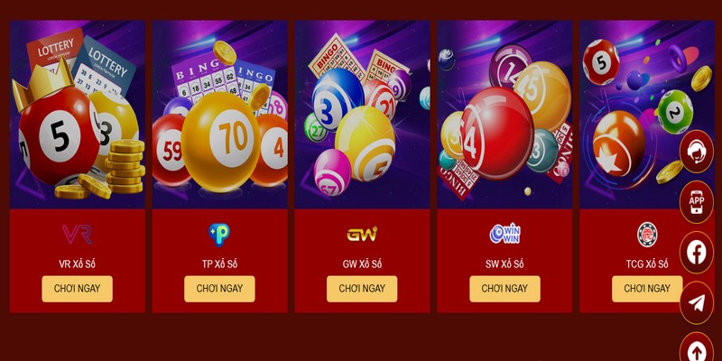 Xổ số của 98WIN đẳng cấp cao